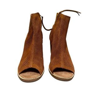 Toms peep toe heels